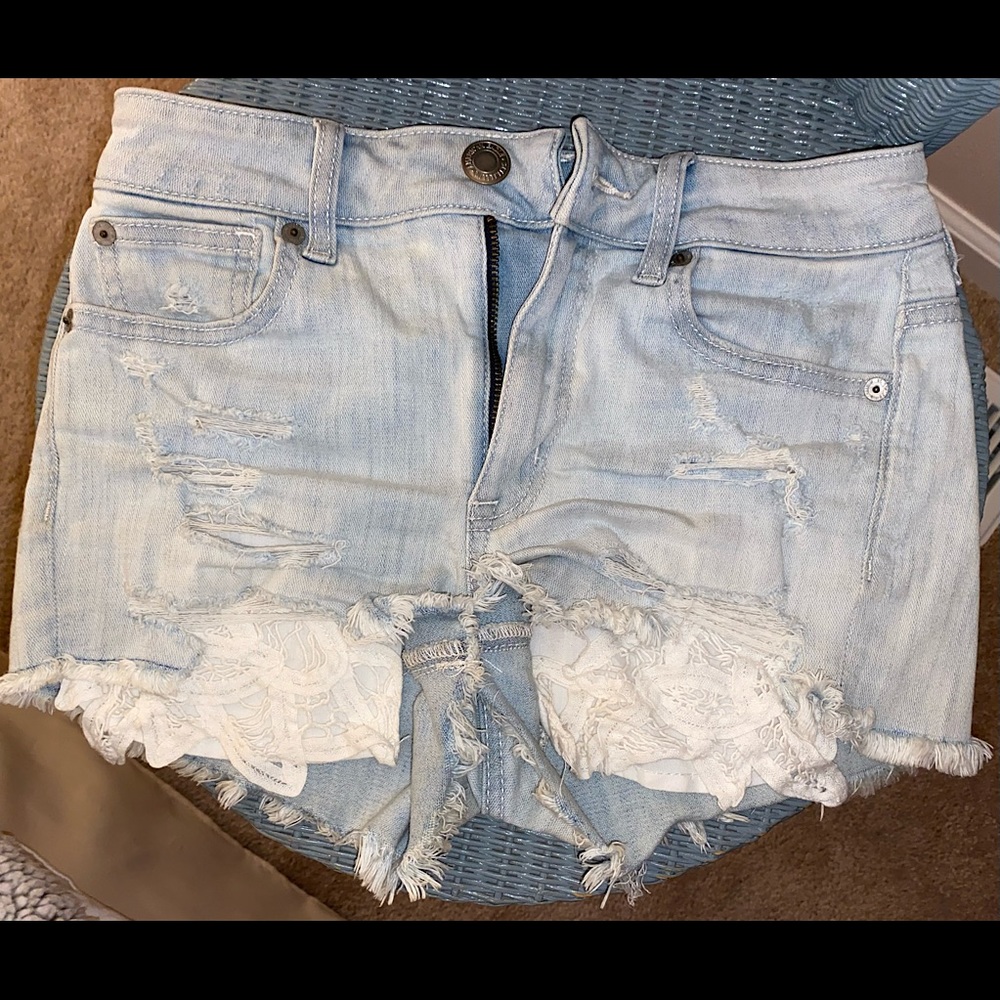 Super Stretch Hi-Rise Shortie - American Eagle size 0